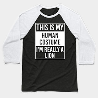 I'm Really Lion Funny Christmas Gift Baseball T-Shirt